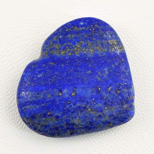 gemsmore:Natural Blue Lapis Lazuli Carved Heart Shape Gemstone