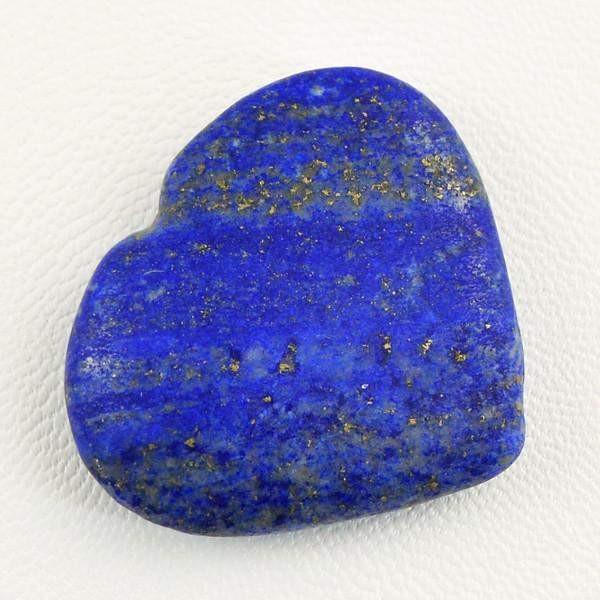 gemsmore:Natural Blue Lapis Lazuli Carved Heart Shape Gemstone