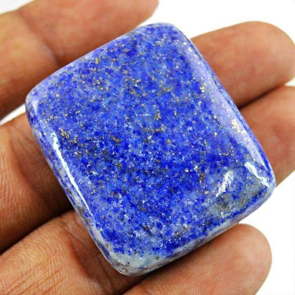 gemsmore:Natural Blue Lapis Lazuli Gemstone - Untreated Loose