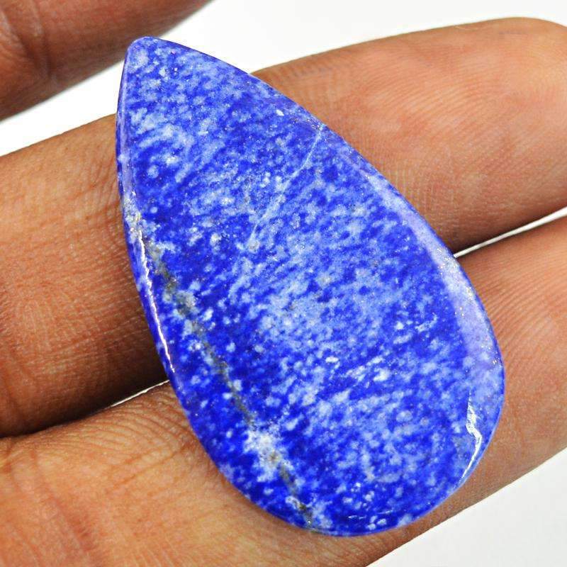 gemsmore:Natural Blue Lapis Lazuli Gemstone Pear Shape