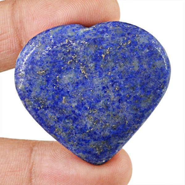 gemsmore:Natural Blue Lapis Lazuli Heart Gemstone