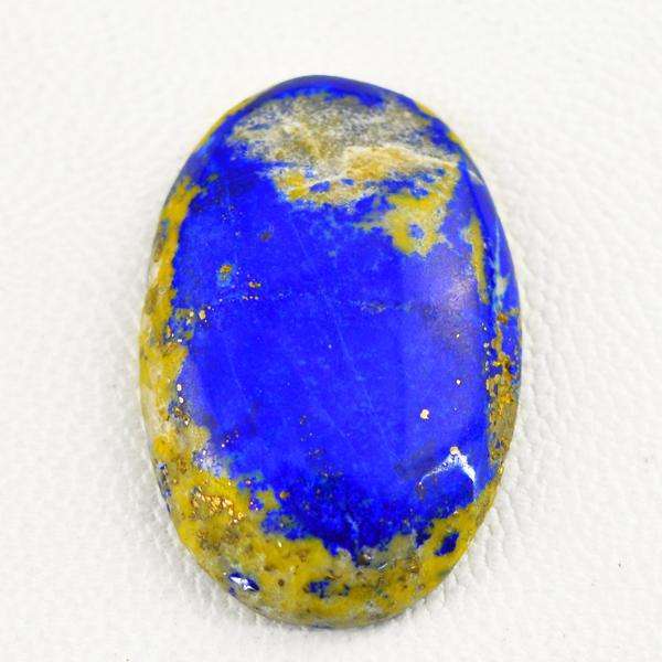 gemsmore:Natural Blue Lapis Lazuli Oval Shape Loose Gemstone