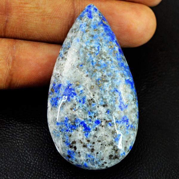 gemsmore:Natural Blue Lapis Lazuli Pear Shape Gemstone