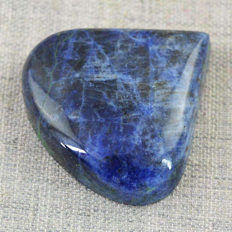 gemsmore:Natural Blue Sodalite Gemstone - Pear Shape