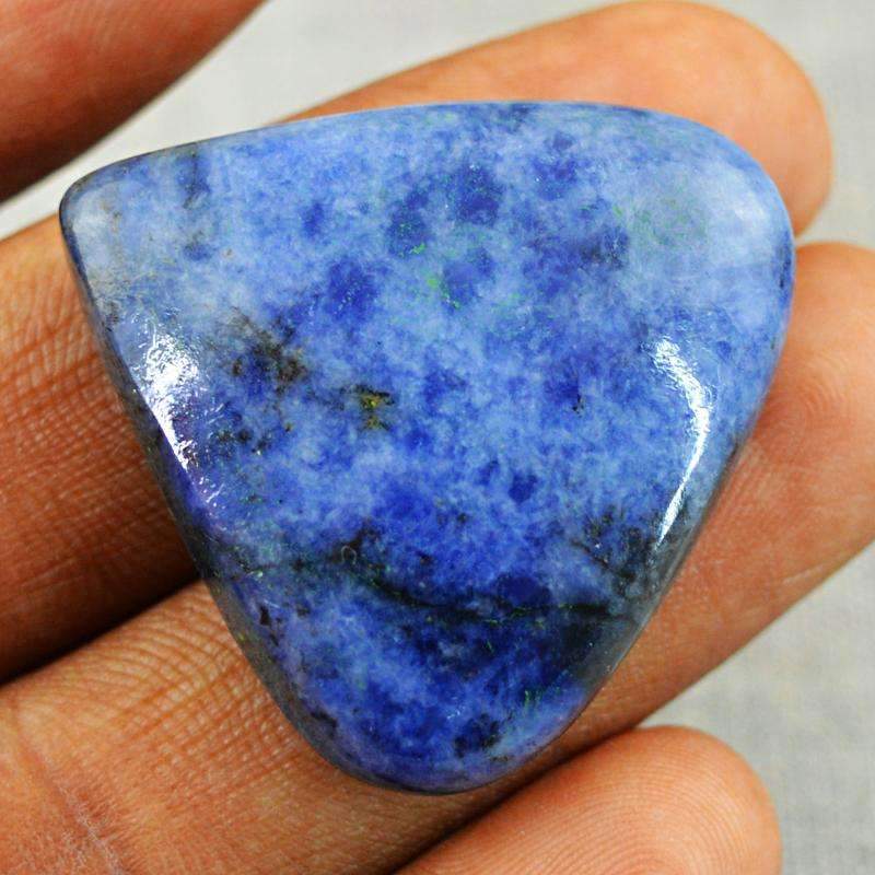 gemsmore:Natural Blue Sodalite Gemstone - Pear Shape