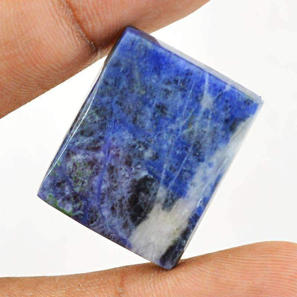 gemsmore:Natural Blue Sodalite Gemstone - Untreated Loose
