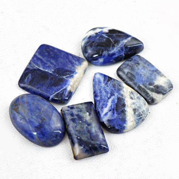 gemsmore:Natural Blue Sodalite Untreated Loose Gemstone Lot