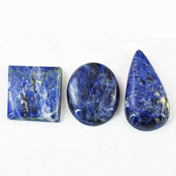 gemsmore:Natural Blue Sodalite Untreated Loose Gemstone Lot