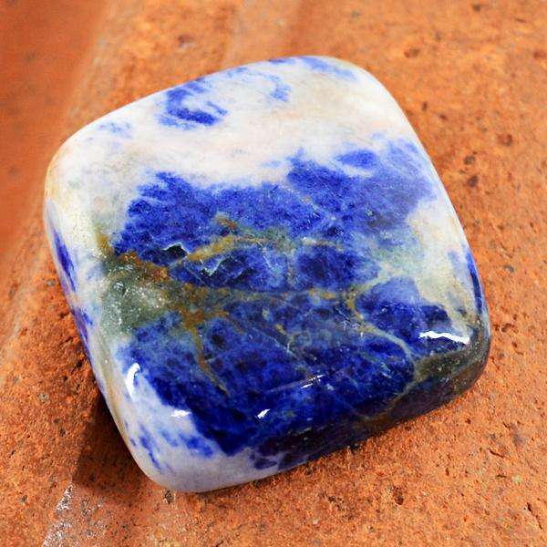 gemsmore:Natural Blue Sodalite Untreated Loose Gemstone