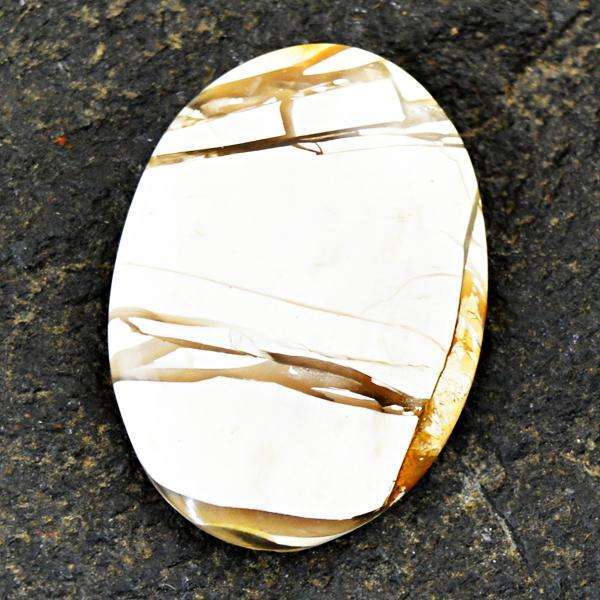 gemsmore:Natural Brecciated Mookaite Oval Shape Untreated Loose Gemstone