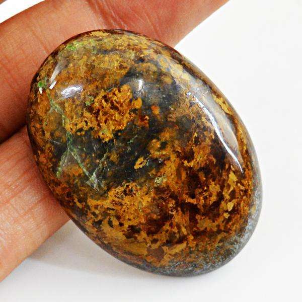 gemsmore:Natural Bronzite Oval Shape Untreated Loose Gemstone