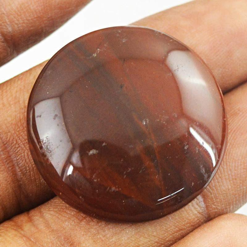 gemsmore:Natural Brown Jasper Round Shape Loose Gemstone