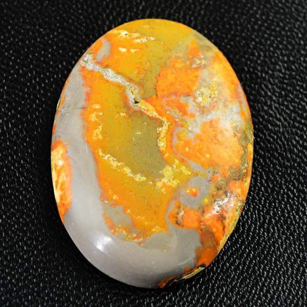 gemsmore:Natural Bumble Bee Jasper Oval Shape Gemstone