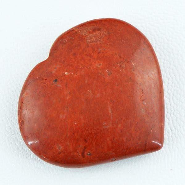 gemsmore:Natural Carved Heart Shape Red Jasper Gemstone