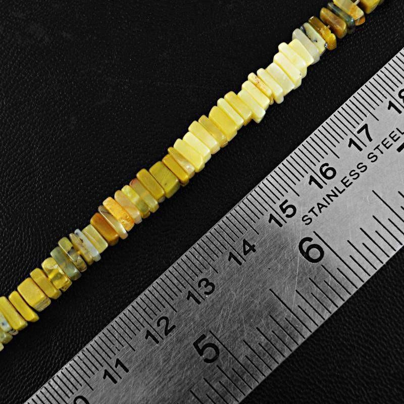 gemsmore:Natural Cat's Eye Drilled Untreated Beads Strand