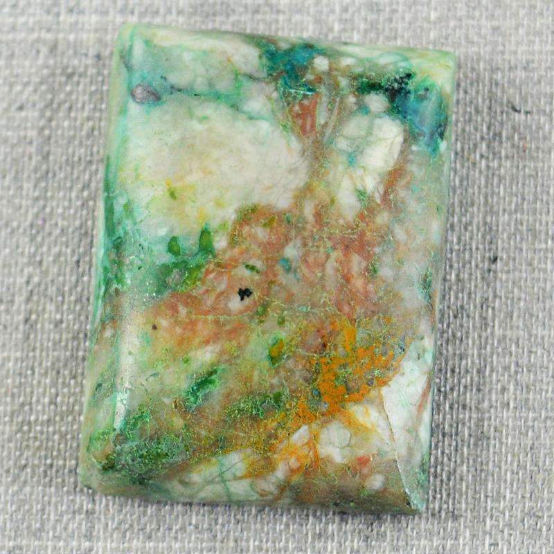 gemsmore:Natural Chrysoprase Gemstone - Rectangular Shape