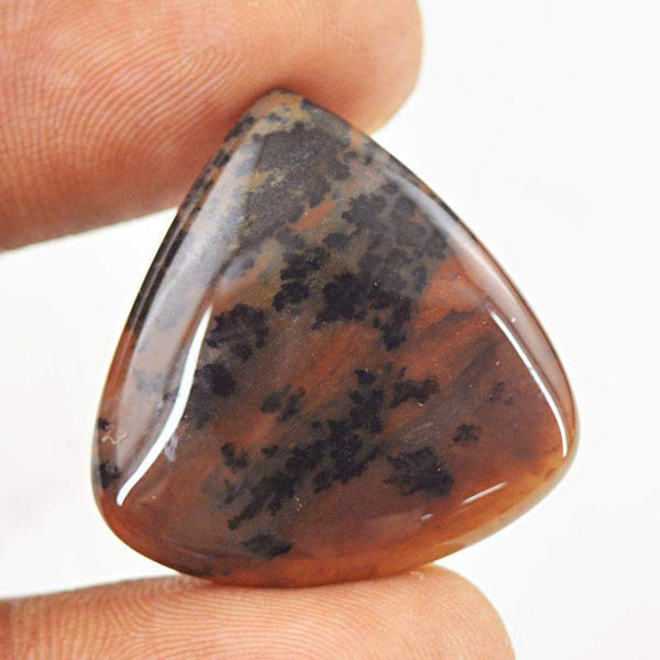 gemsmore:Natural Dendrite Jasper Untreated Pear Shape Gemstone