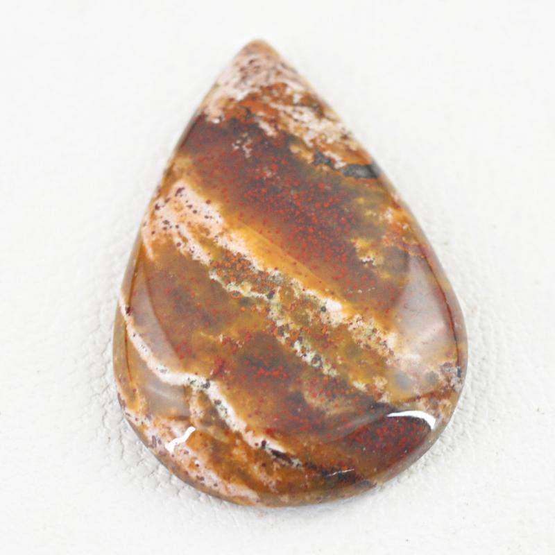 gemsmore:Natural Desert Jasper Pear Shape Loose Gemstone
