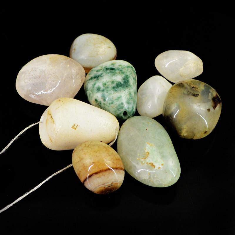 gemsmore:Natural Drilled Multicolor Multi Gemstone Beads Lot