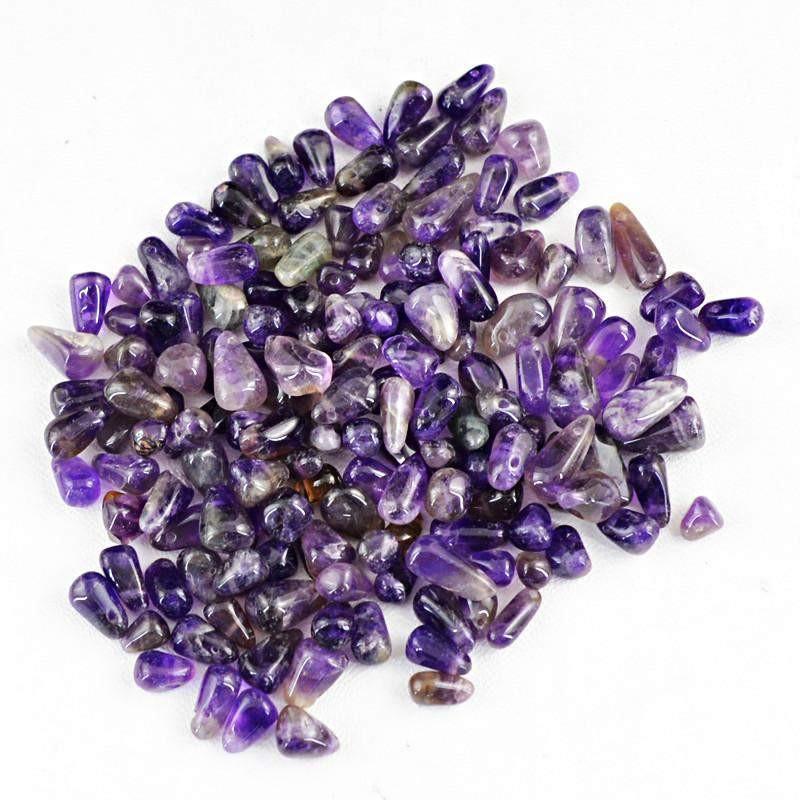 gemsmore:Natural Drilled Purple Amethyst Beads Lot