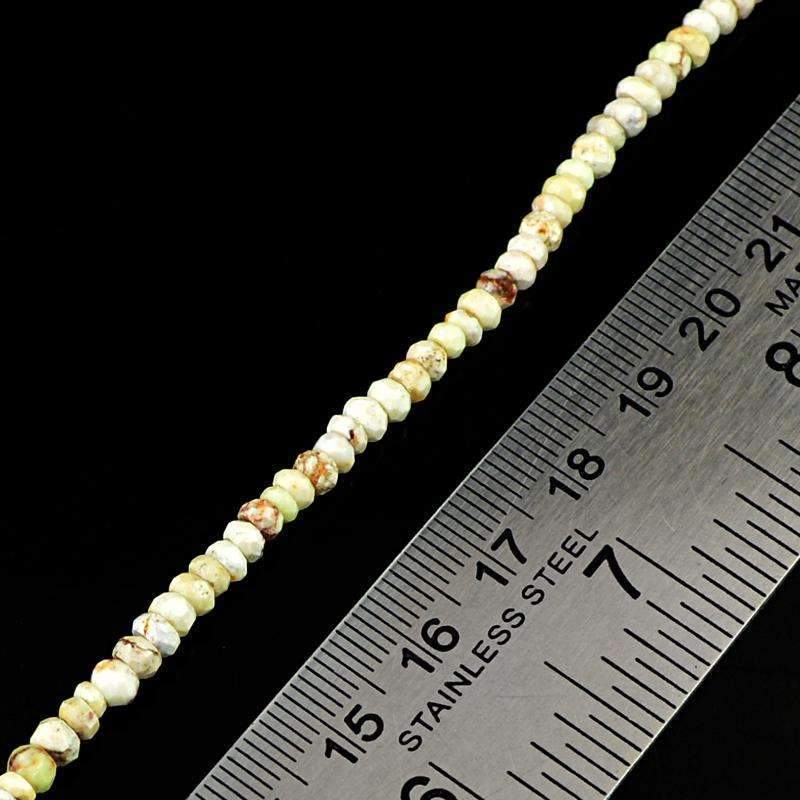 gemsmore:Natural Faceted Picasso Jasper Beads Strand - Drilled Round Shape
