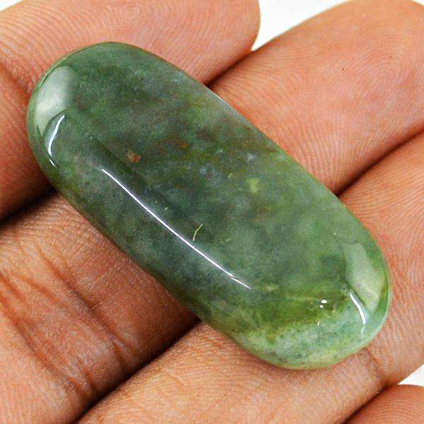 gemsmore:Natural Forest Green Jasper Loose Untreated Gemstone