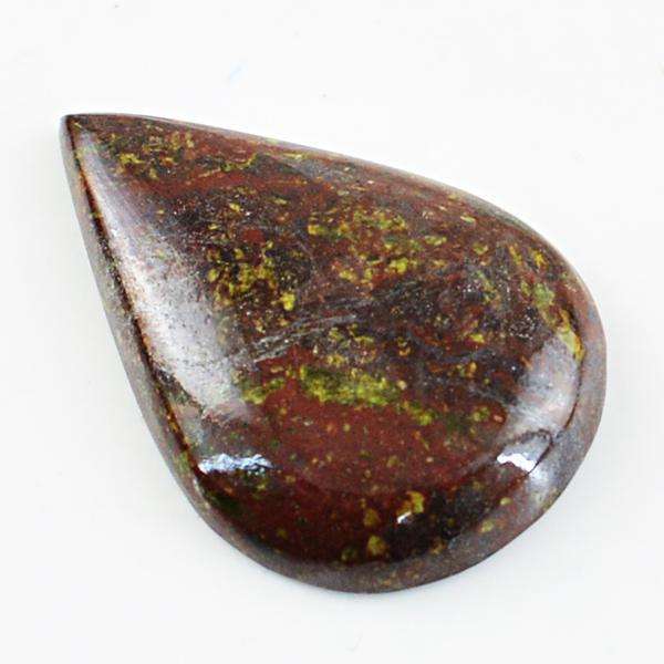 gemsmore:Natural Forest Jasper Pear Shape Untreated Loose Gemstone