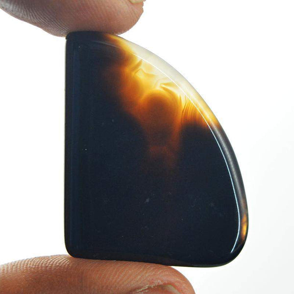 gemsmore:Natural Genuine Brown Onyx Loose Gemstone