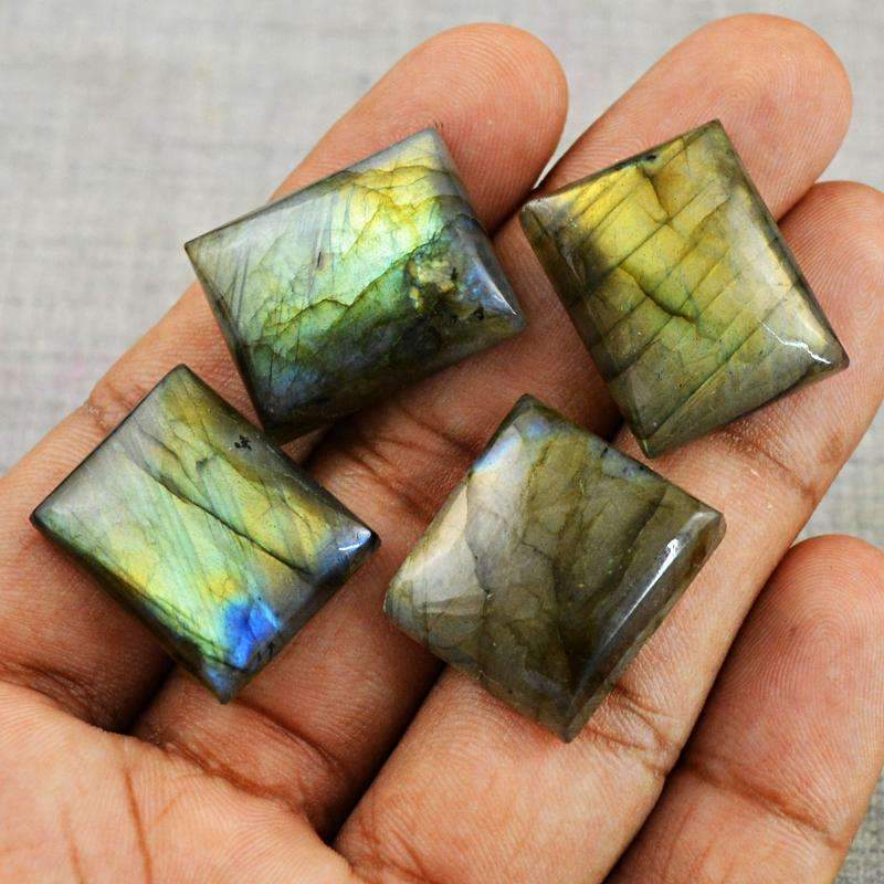 gemsmore:Natural Golden Flash Labradorite Gemstone Lot