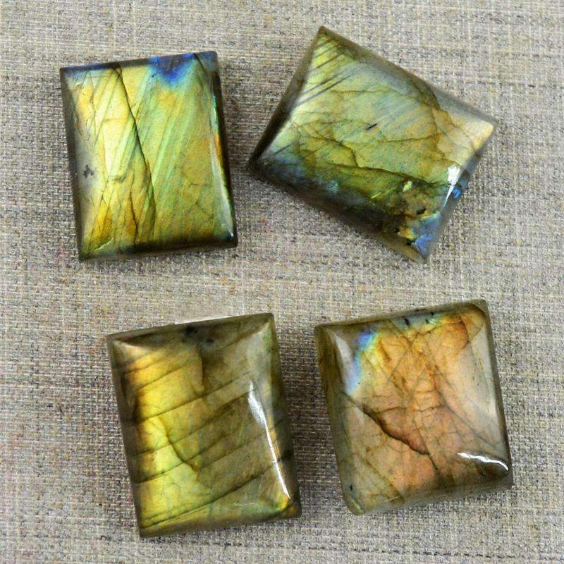 gemsmore:Natural Golden Flash Labradorite Gemstone Lot