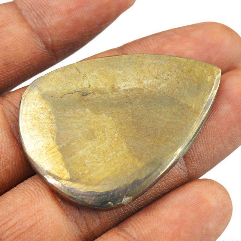 gemsmore:Natural Golden Hematite Gemstone - Pear Shape
