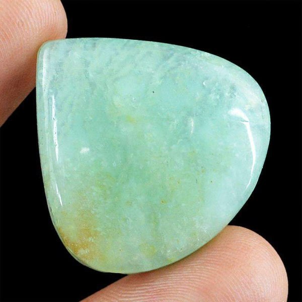 gemsmore:Natural Green Aquamarine Gemstone - Pear Shape