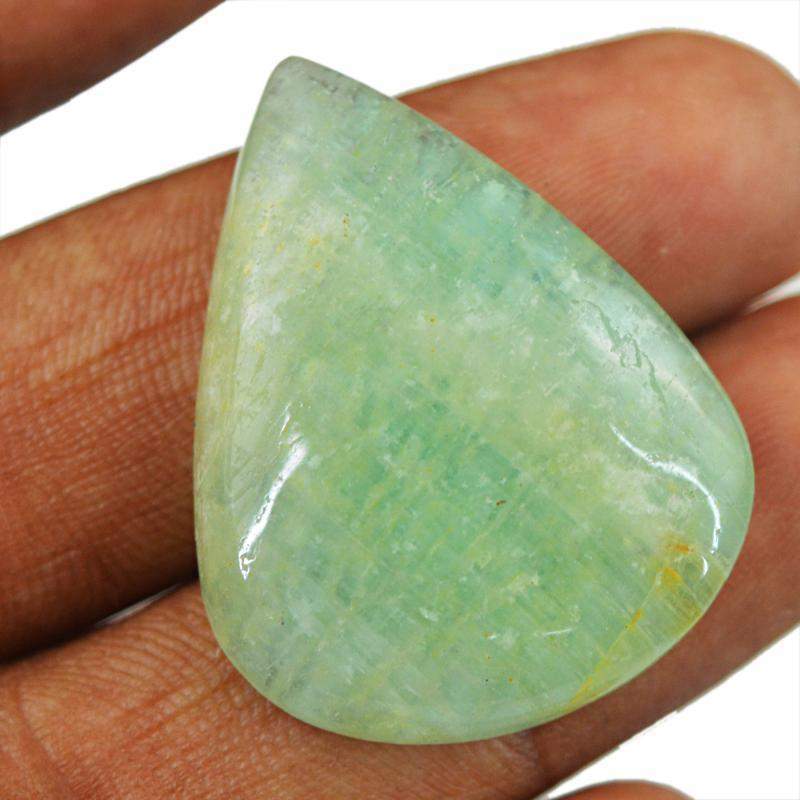 gemsmore:Natural Green Aquamarine Pear Shape Gemstone