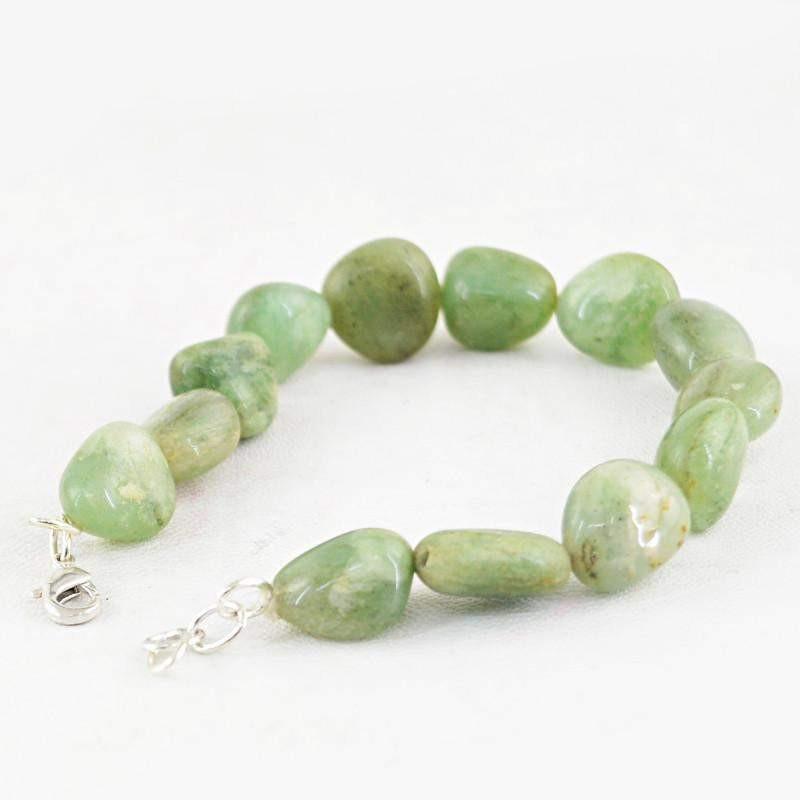 gemsmore:Natural Green Aventurine Bracelet Genuine Beads