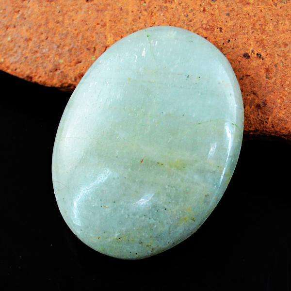 gemsmore:Natural Green Aventurine Oval Shape Loose Gemstone