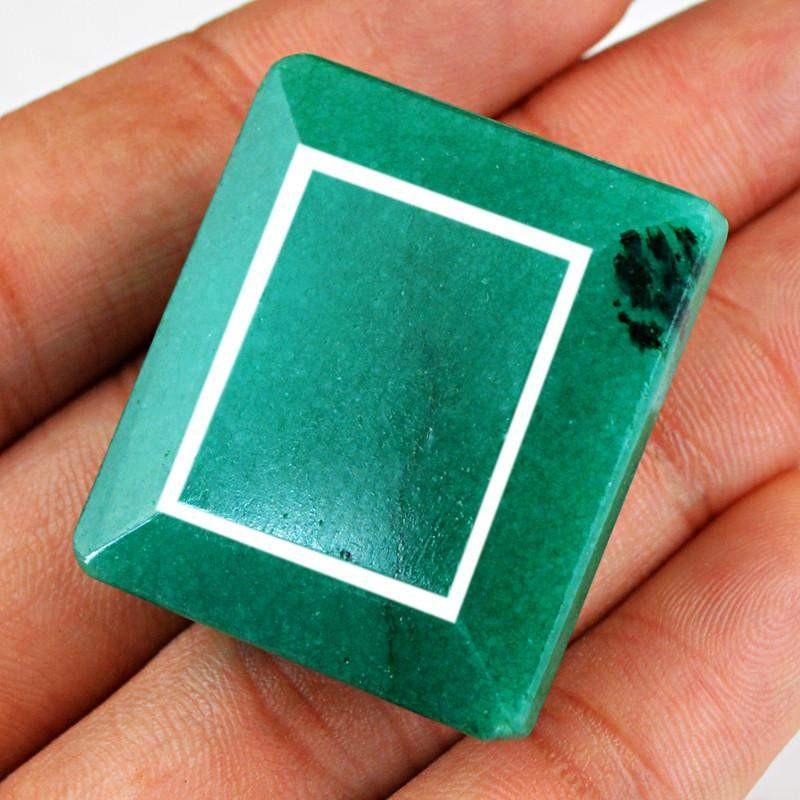 gemsmore:Natural Green Emerald Loose Gemstone