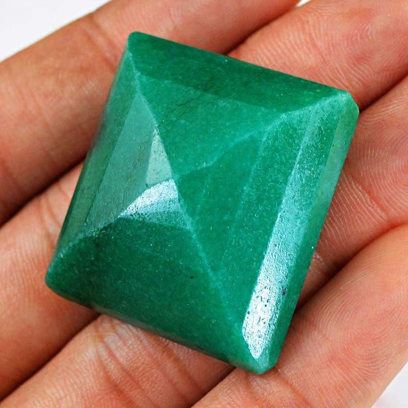 gemsmore:Natural Green Emerald Loose Gemstone