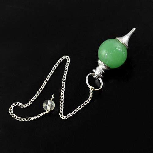 gemsmore:Natural Green Jade AAA Elegant Pendulum