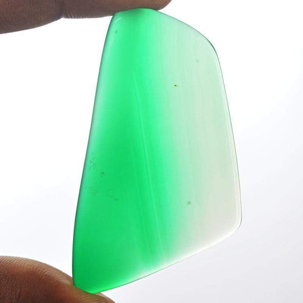 gemsmore:Natural Green Onyx Untreated Loose Gemstone