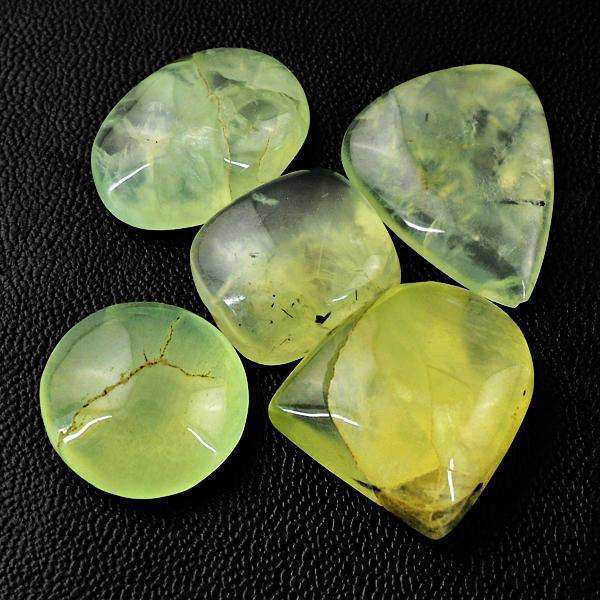 gemsmore:Natural Green Phrenite Loose Gemstone Lot
