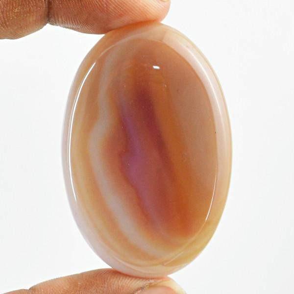 gemsmore:Natural Healing Palm Brown Onyx Untreated Loose Cabochon