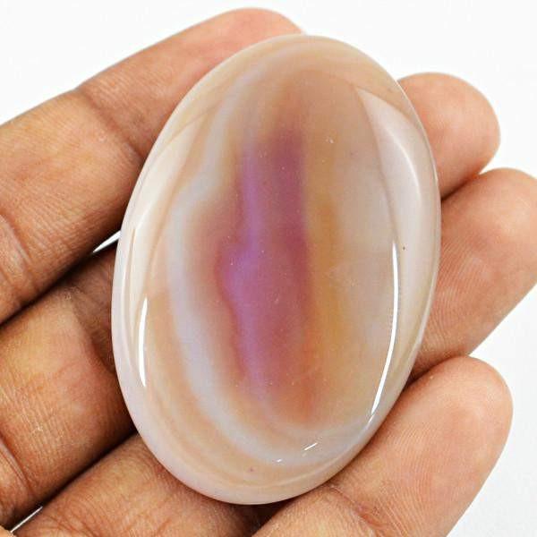 gemsmore:Natural Healing Palm Brown Onyx Untreated Loose Cabochon