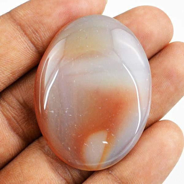 gemsmore:Natural Healing Palm Onyx Oval Shape Untreated Gemstone