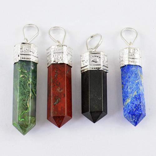 gemsmore:Natural Healing Point pendant Lot