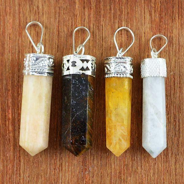 gemsmore:Natural Healing Point Pendant Lot