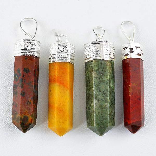 gemsmore:Natural Healing Point Pendant Lot