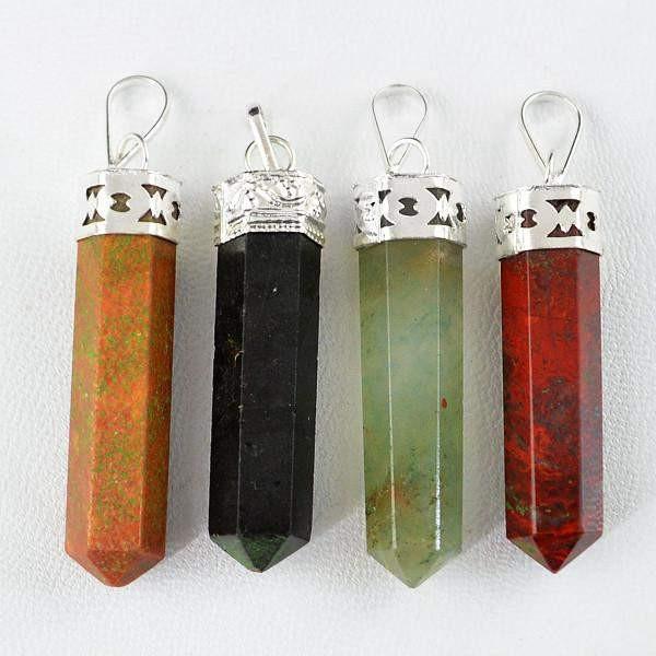 gemsmore:Natural Healing Point Pendant Lot