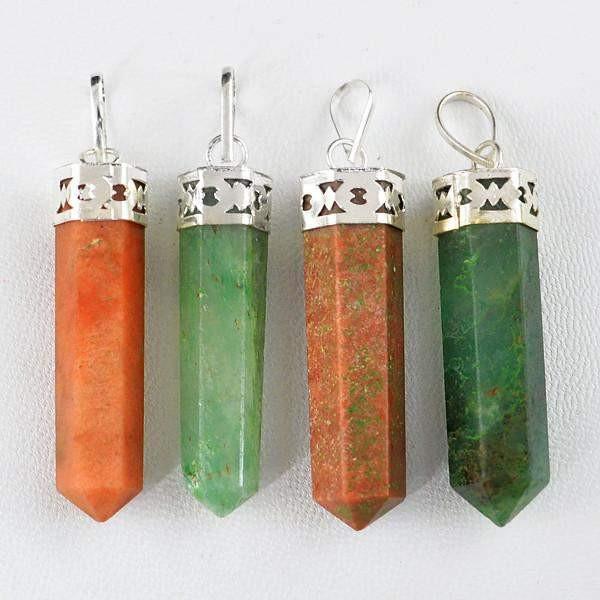 gemsmore:Natural Healing Point Pendant Lot