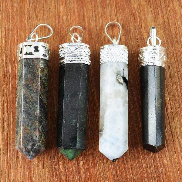 gemsmore:Natural Healing Point Pendant Lot