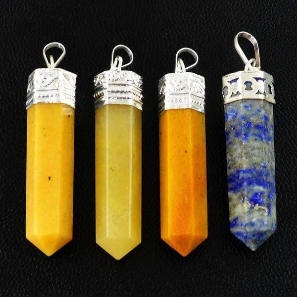 gemsmore:Natural Healing Point Pendant Lot